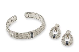A Judith Ripka jewelry set