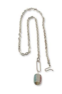 A Mignon Faget sterling silver and gemstone necklace