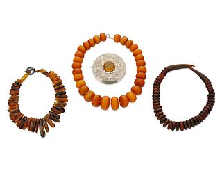 A group of costume jewelry