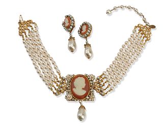 A set of Miriam Haskell jewelry