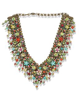 A vintage Michal Negrin bib necklace