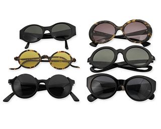 A group of vintage designer sunglasses