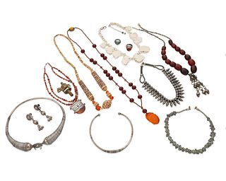 A large group of jewelry