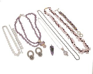 A large group of jewelry