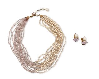 A Miriam Haskell jewelry set