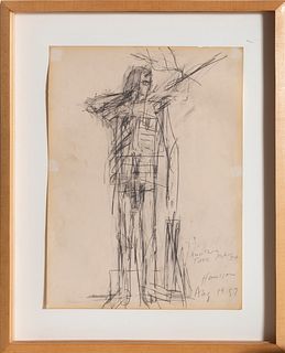 James Harrison, Tree Man, Graphite on paper