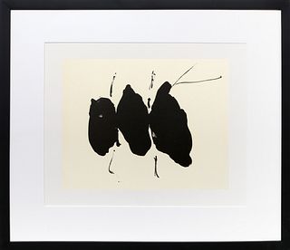 Robert Motherwell, Three Poems: Mexican Elegy, Lithograph on Japon with Chine Colle to Magnani paper