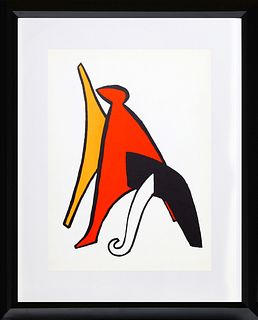 Alexander Calder, Stabiles V from Derriere Le Miroir, Lithograph