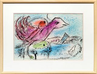 Marc Chagall, La Baie (The Bay) , Lithograph