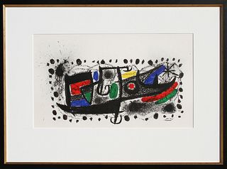 Joan Miro, Joan Miro und Katalonien, Lithograph on Arches