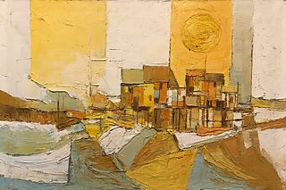 Albert Swayhoover, Cedar Island No. 4, Oil on Canvas