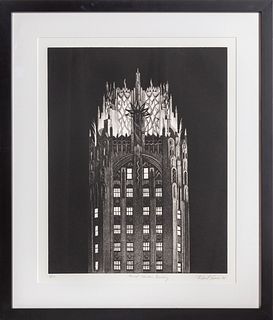 Richard Haas, General Electric Building, Etching