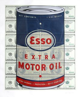 Steven Gagnon, Esso Oil Can, Screenprint on Coventry