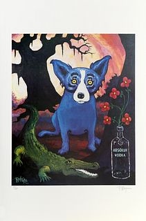 George Rodrigue, Absolut Statehood: Louisiana, Lithograph