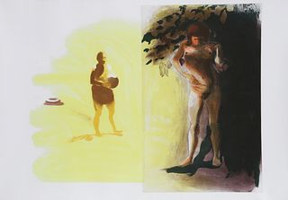Eric Fischl, I from Beach Scenes Series, Etching with Aquatint