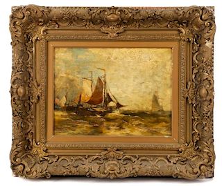 G. H. McCord, "Sailing Ships in High Seas", Oil