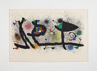 Joan Miro (1893 - 1983) Spanish, Lithograph