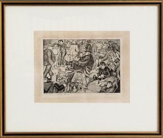 Peggy Brook Bacon (1895-1987) American, Etching