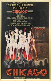 Bob Fosse's Original "Chicago" Broadway Poster