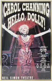 Carol Channing's "Hello Dolly", 1995 Poster
