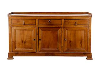 French Provincial Cherry Buffet, 19th C.