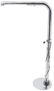 Contemporary Stainless Steel Floor Lamp.