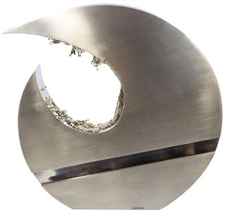 Dolly Moreno (20th C) Stainless Magnetic Sculpture