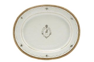 18th/19th C. Chinese Export Armorial Platter