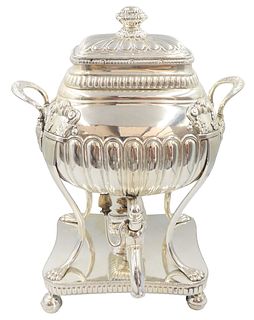Antique Georgian English Silver Plated Tea Urn