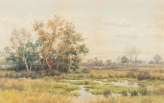 WILLIAM CROTHERS FILTER (NEW YORK, 1857-1915) LANDSCAPE PAINTING
