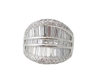 Ladies Platinum & Diamond Ring, Approx, 5.50 CTW