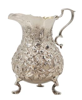 American Sterling Caldwell Repousse Creamer, 4 ozt