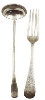 (2) Amer Tiffany & Co Sterling Implements, 2.9 oz