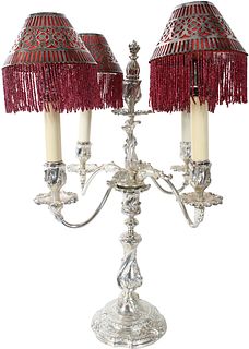 Impressive Reed & Barton Silver Plated Candleabra