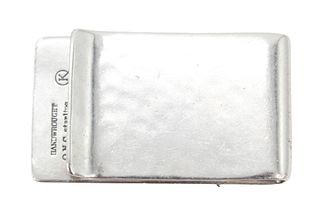 Cartier Hand Wrought Sterling Money Clip, 1.1 ozt