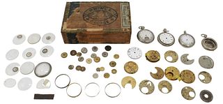 Prince George Wooden Box With 57 Watch Parts