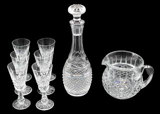 (8) pc Brilliant Cut Glass Collection