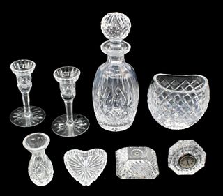 8 Pieces of Cut Glass