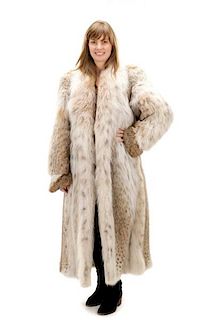 Birger Christensen Full Length Lynx Fur Coat