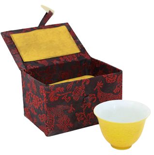 Chinese Yellow-Glazed Cup