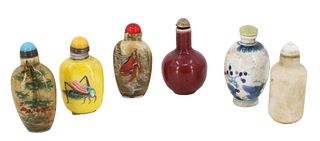 (6) Group of Chinese Snuff Bottles
