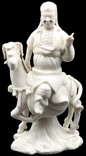 Ming 16th Century Warrior Blanc De Chine