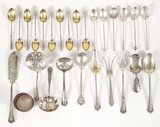 Group of 27 Various Sterling Silver Flatware Pieces 