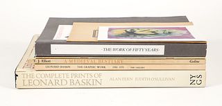 Leonard Baskin Prints Catalogue Raisonne with extras
