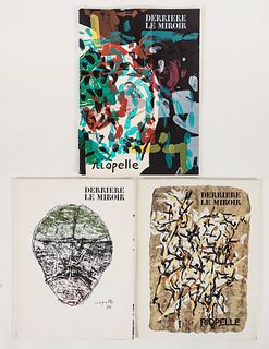 Three Volumes Derriere Le Miroir Riopelle Lithographs