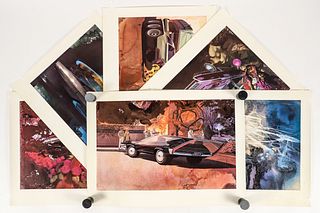 Syd Mead Group of 6 Futuristic Concept Car Posters