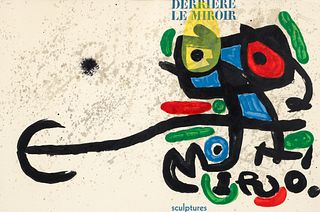 Joan Miro Lithograph Derriere Le Miroir