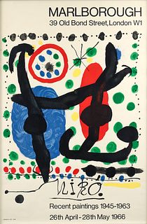 Miro 1966 Poster for Marlborough Gallery