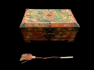 Korean "Ham" Painted Treasure Box