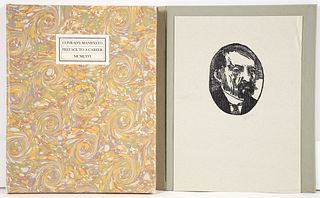 Leonard Baskin Conrad's Manifesto 1/100 Signed Woodcut